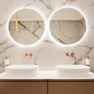 Idee per una stanza da bagno minimalista