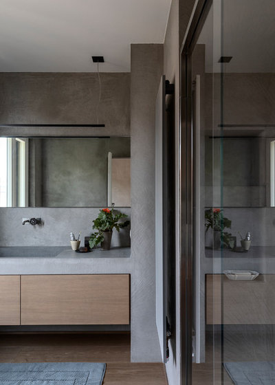 Contemporaneo Stanza da Bagno by Euga Design studio