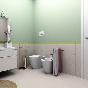 75+ Bäder mit bunten Wänden und rosa Boden Ideen & Bilder - März 2021