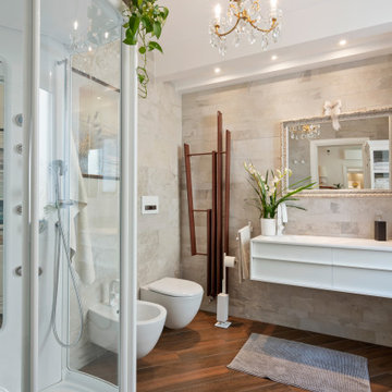 La stanza da bagno tra classico e moderno