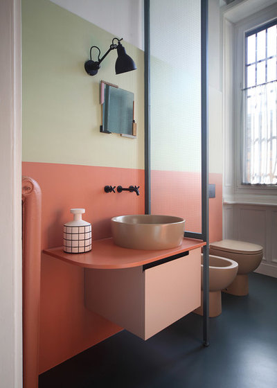 Eclectic Bathroom by Marcante-Testa