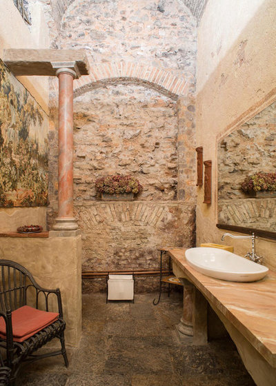 Mediterranean Bathroom by Enricomaria Pavesi Fotografia