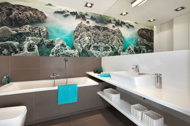Contemporary Bathroom by Re-Built Studio