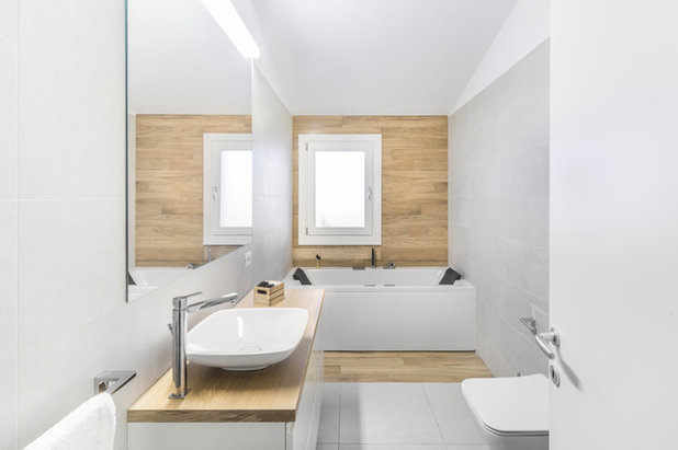 コンテンポラリー 浴室 by Mauro Soddu