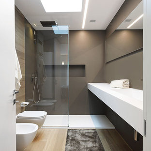Idee per una stanza da bagno minimal