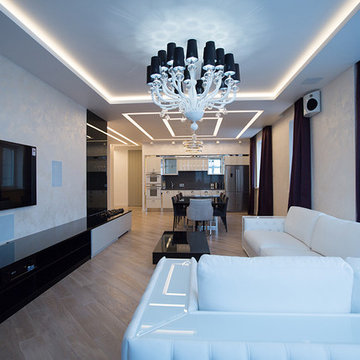 Ремонт трёхкомнатной квартиры 144 кв.м в современном стиле с элементами ар-деко