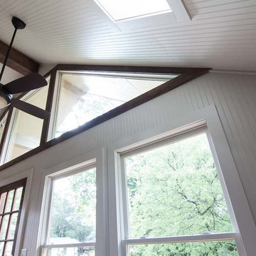 4 Season sunroom addition with cathedral ceilings