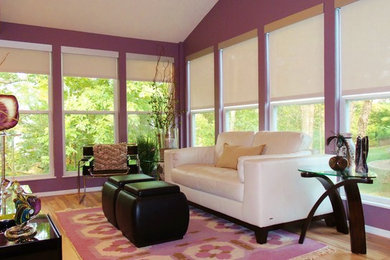 Inspiration for a transitional sunroom remodel in St Louis