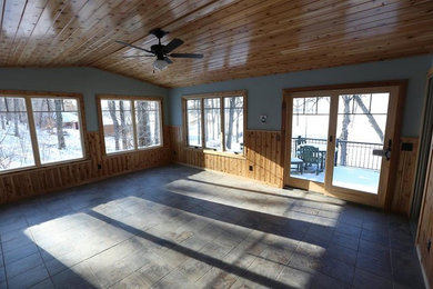Addition w/ Cedar Interiors & Heated Floor