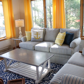 AFTER PHOTO Up North Lake Cabin Sunroom