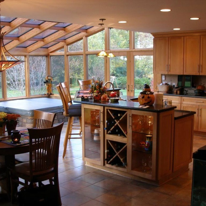 Kitchen Opened To Sunroom Photos & Ideas Houzz