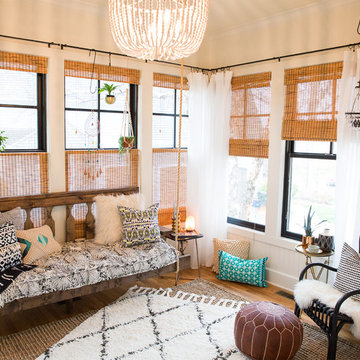 Boho Rustic Sunroom