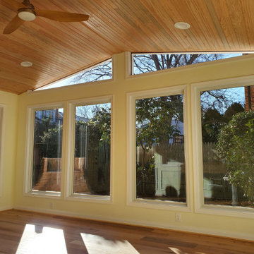 Brick Sun Room with Copper Roof and Gutters