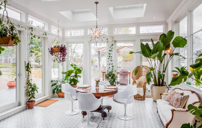 Houzz Tour: A New Conservatory Brightens a Converted Carriage House