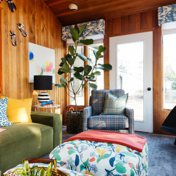 Classic Modern Dining Room and Sunroom