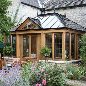 Conservatory with a natural finish