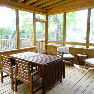 Contemporary Cedar Porch