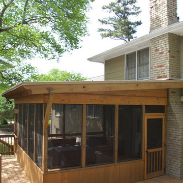 Contemporary Cedar Porch