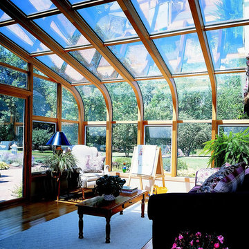 Curved eave rooms