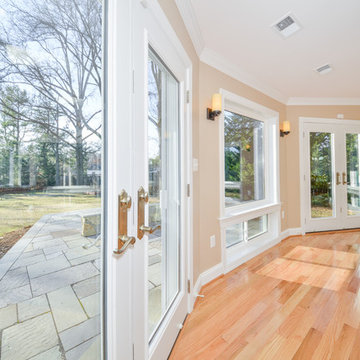 Double French Doors Bring the Outdoors In