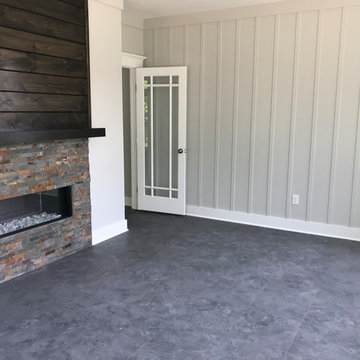Enclosed Porch with Fireplace