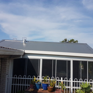 Engadine - insulated roof panel, skylight and ventilation