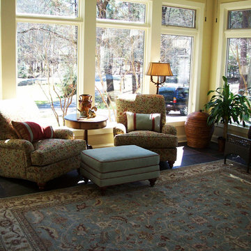 French Colonial Home Sunroom Addition