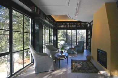 Transitional sunroom photo in Boston