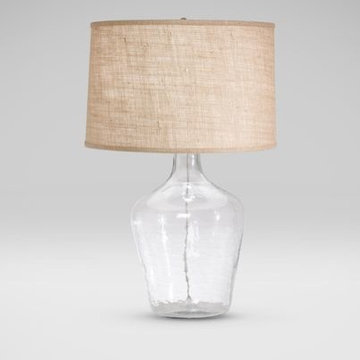 Glass Plum Jar Lamp