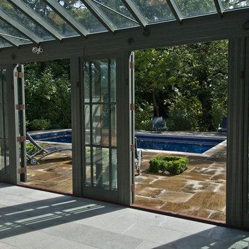Interior Courtyard Pool House