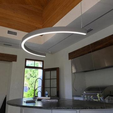 Lighting Design and Install of Outdoor Kitchen/Living Space