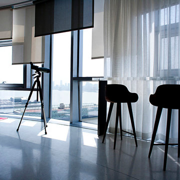 Luxury Penthouse sheers and shades