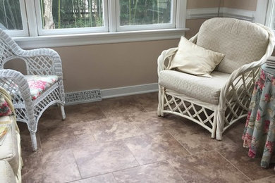 luxury vinyl tile with grout