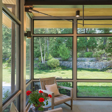 Modern Screen Porch Wellesley