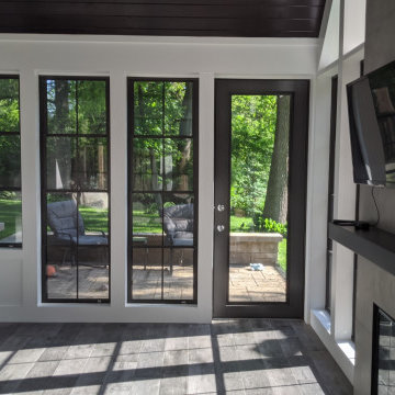 New Three-Seasons Room addition onto a Basement