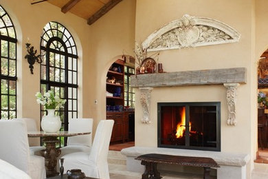 Inspiration for a mediterranean sunroom remodel in Detroit