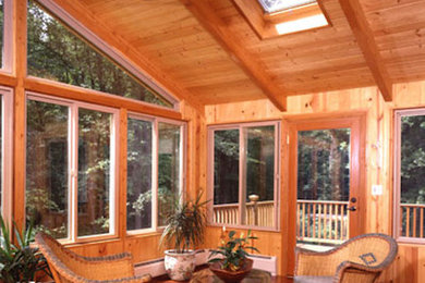 Inspiration for a timeless sunroom remodel in Other