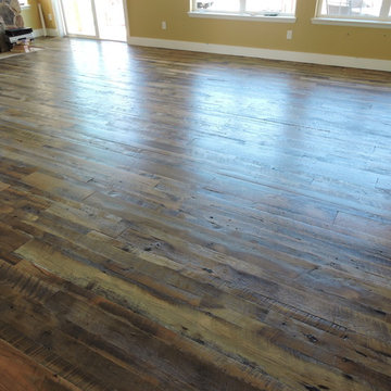 Reclaimed Floor with Rustic Finish