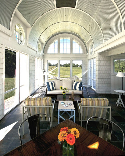 Eclectic Sunroom by Sullivan, Goulette & Wilson Ltd. Architects