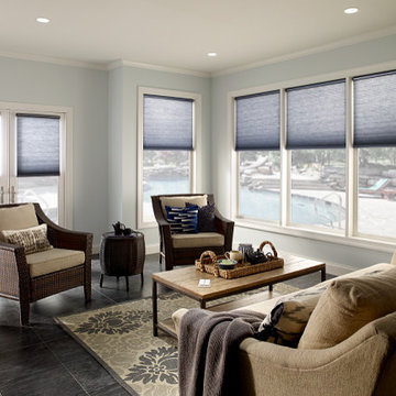 Serena Shades in the Sunroom