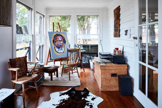 Eclectic Sunroom by Bryant Alsop Architects