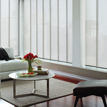 SLIDING PANEL VERTICAL BLINDS - Hunter Douglas Skyline Gliding Panel Blinds