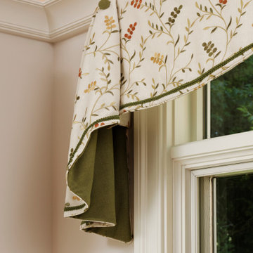 Softening the Sunroom with Custom Window Treatments