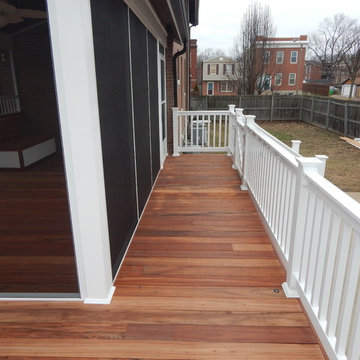 St. Louis city tigerwood deck and screenroom