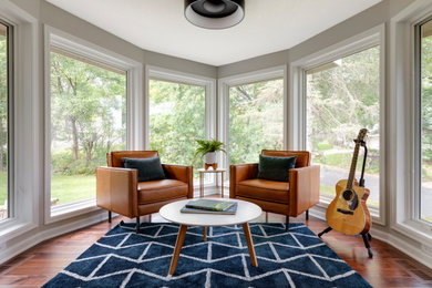 Inspiration for a transitional sunroom remodel in Minneapolis