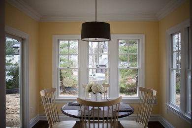 Example of a mid-sized classic dining room design in Philadelphia