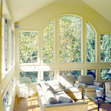 sunroom with casement windows