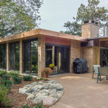 Sunroom Addition to a Midcentury Home