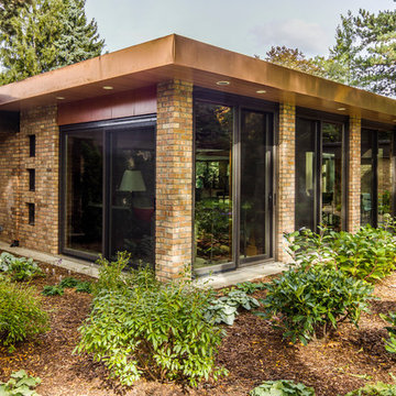 Sunroom Addition to a Midcentury Home