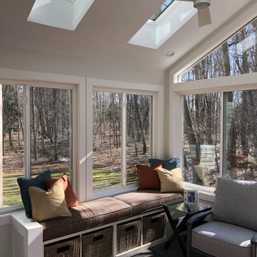 Sunroom Addition with Beautiful Forest View